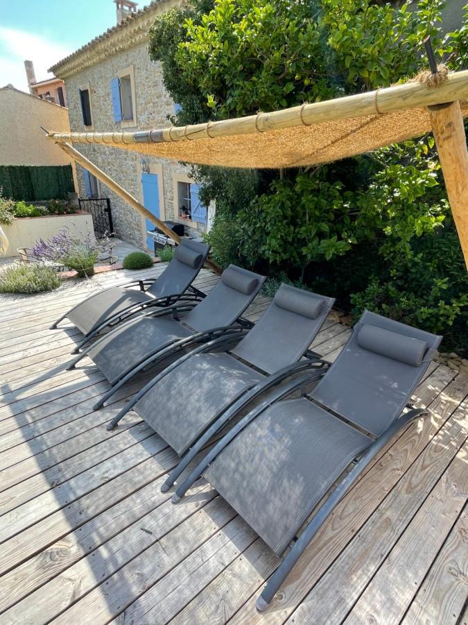 Mas Provencale Jardin Piscine Vila Saint-Cyr-sur-Mer Exterior foto